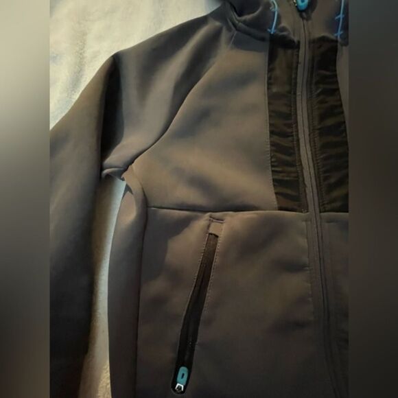 NWOT! medium Russell Athletics dark gray full zip pocketed Dry Power 360 jacket - Picture 3 of 9